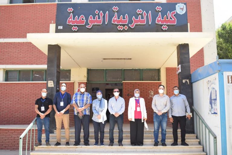 لجنة الأعلي للجامعات تتفقد سير اختبارات القدرات بكليات جامعة سوهاج