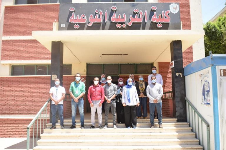 مع قرب انتهاء اختبارات القدرات.. للمره الثالثة وفد من المجلس الأعلى للجامعات يزور كليه التربية النوعية بسوهاج
