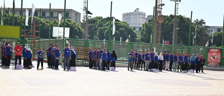من فعاليات اليوم الثاني و الطابور الرياضي و طابور العلم  بمعسكر اعداد القادة بسوهاج