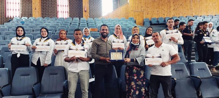 ختام فعاليات المهرجان والدرع الكشفي السادس لجوالي و جوالات جامعة سوهاج