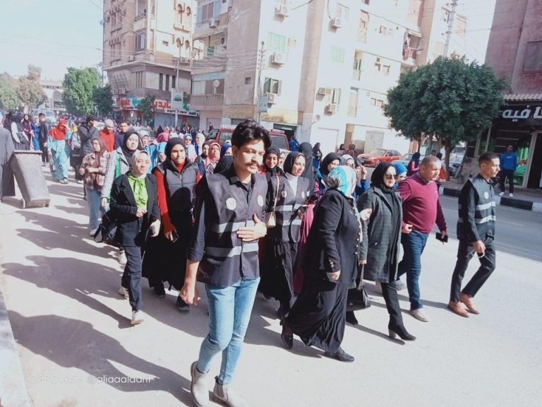 شكر من سيادة العميدة للمشاركة الانتخابية الطلابية