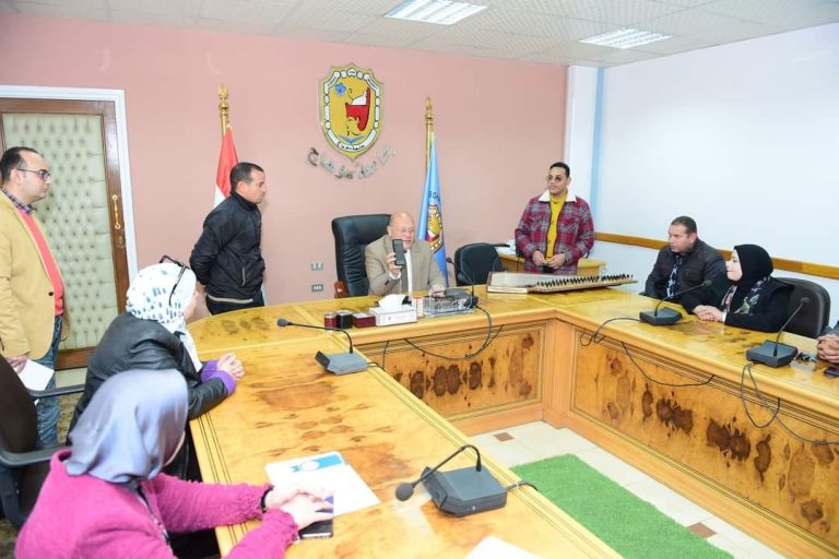 تكريم الفائزين ملتقي ابداع الخامس من طلاب كلية التربية النوعية