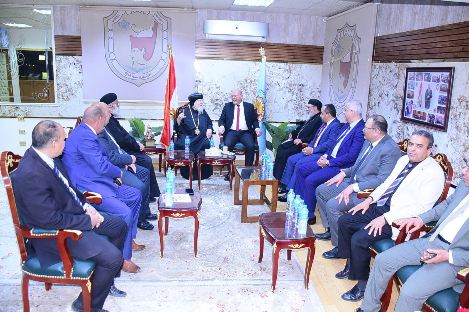 رسالة وحدة وتلاحم تنطلق من جامعة سوهاج سنويا