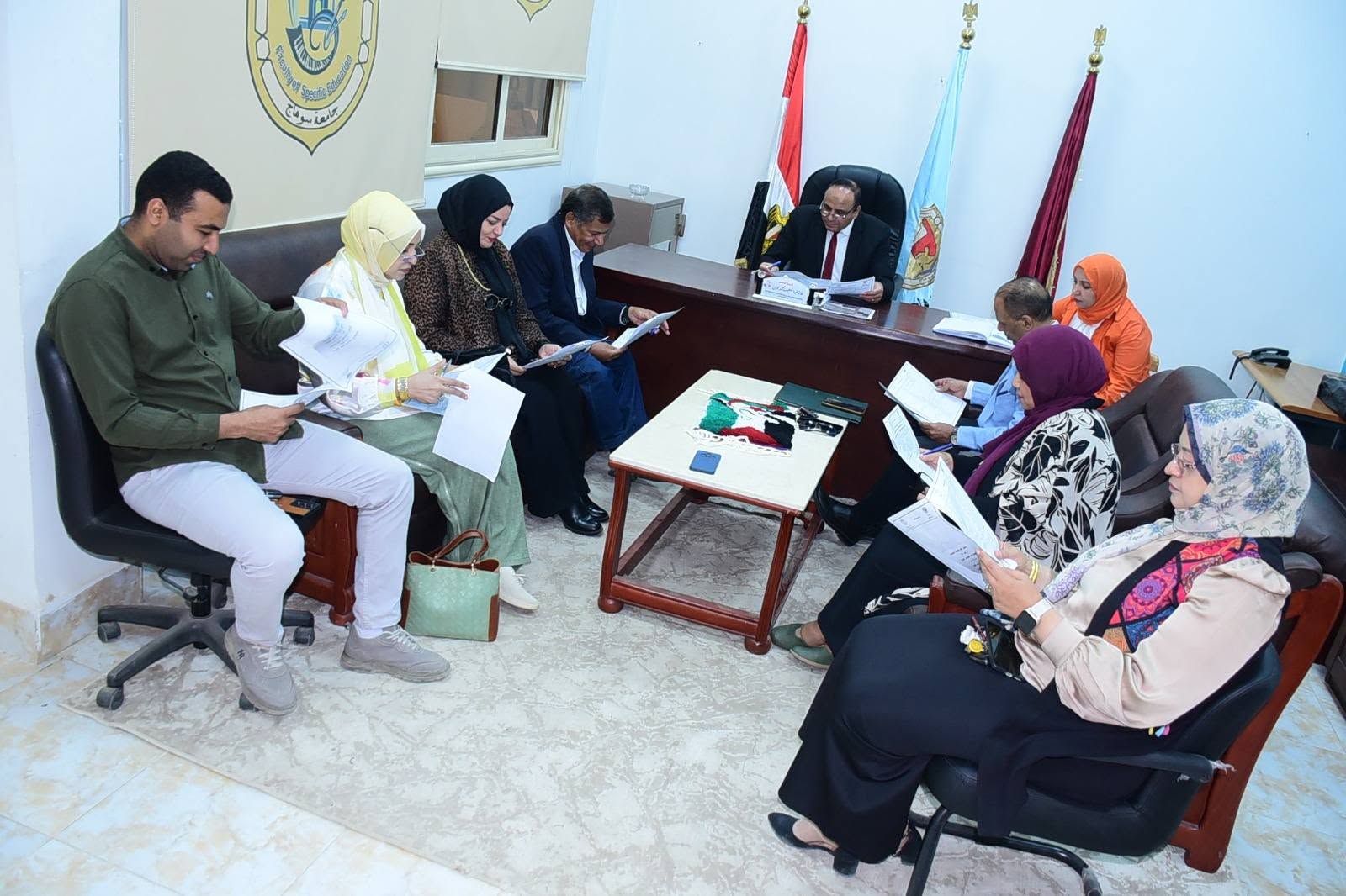 مناقشة مشروع تخرج قسم الاقتصاد المنزلي الدفعة الثالثة